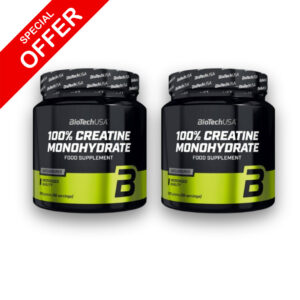 Packs Bonne année Creatine Monohydrate BiotechUSA 300g