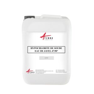 Hypochlorite de Sodium 12,5% / Eau de Javel concentrée à 47/50° EN901 - CAS N° 7681-52-9